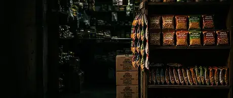 Bong Crunch packs on a retail shelf