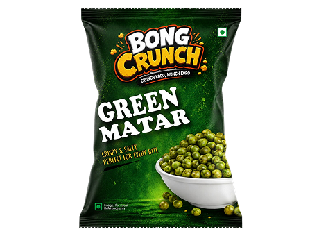 Bong Crunch Green Matar packet